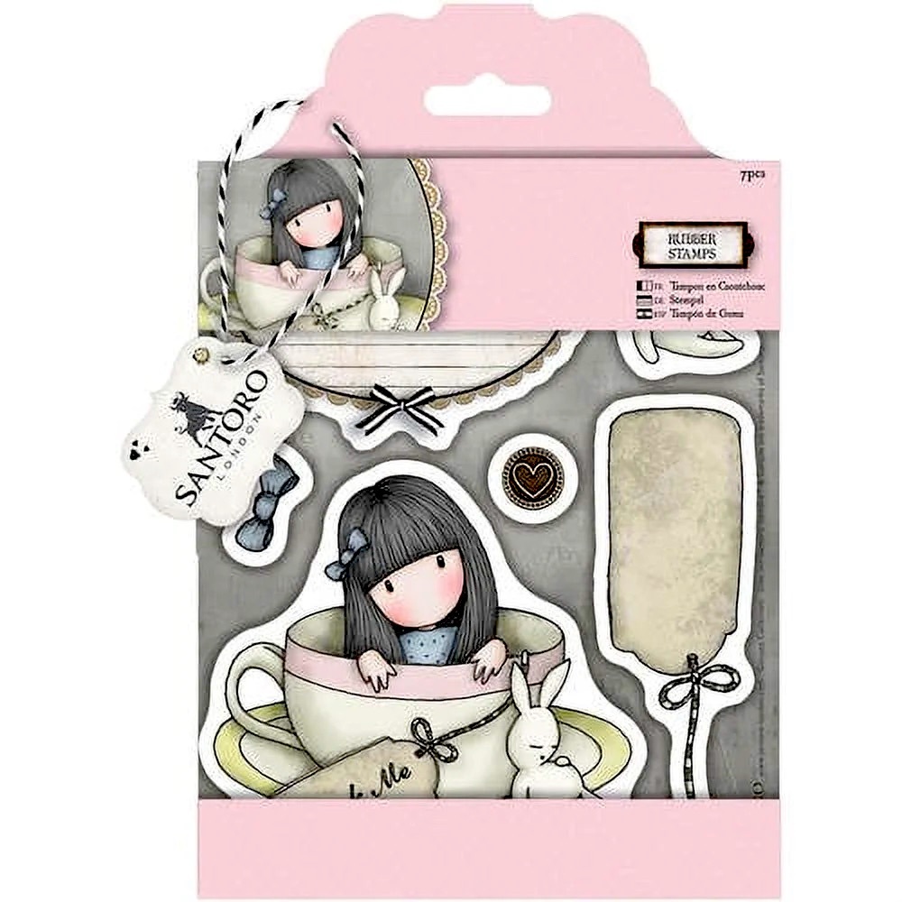Santoro Gorjuss “Sweet Tea” Rubber Stamp Set